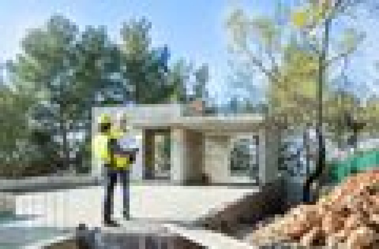 Chantier construction maison